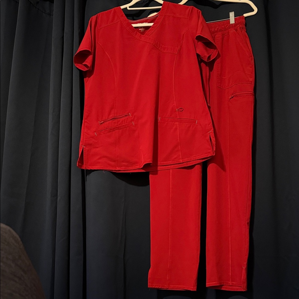 Scrubstar Red Scrub Set